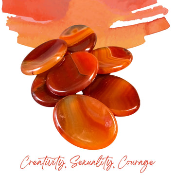 Carnelian Worry Stone