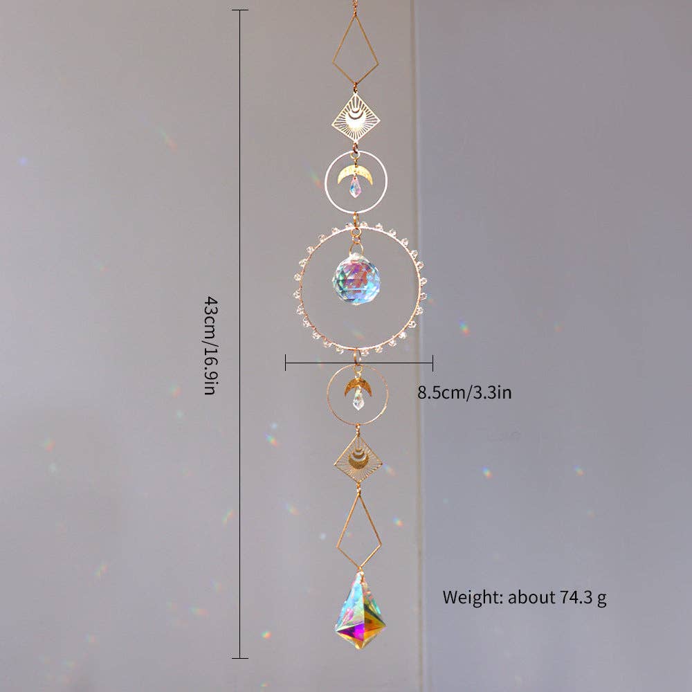 Rainbow Prism Crystal Sun Catcher
