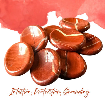 Red Jasper Worry Stone