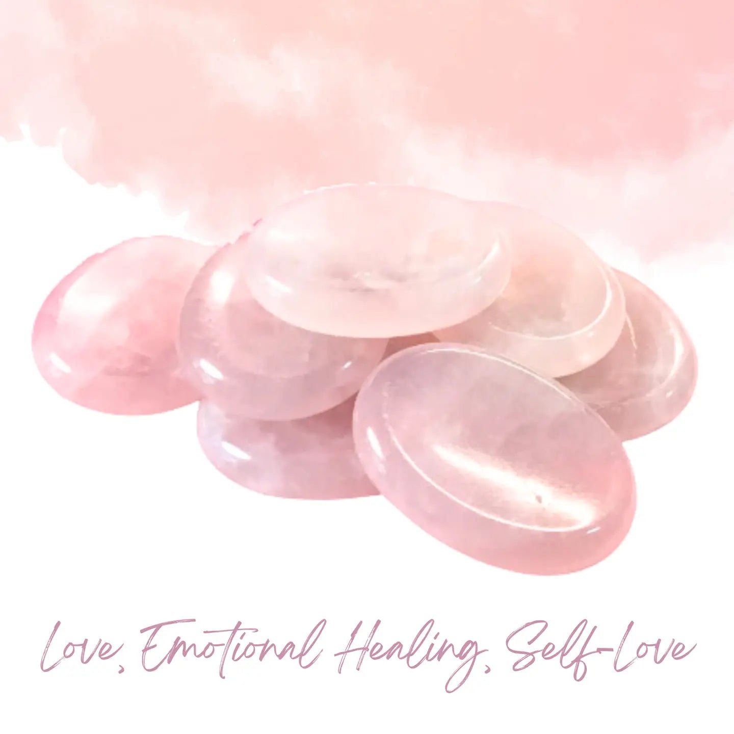 Rose Quartz Worry Stone