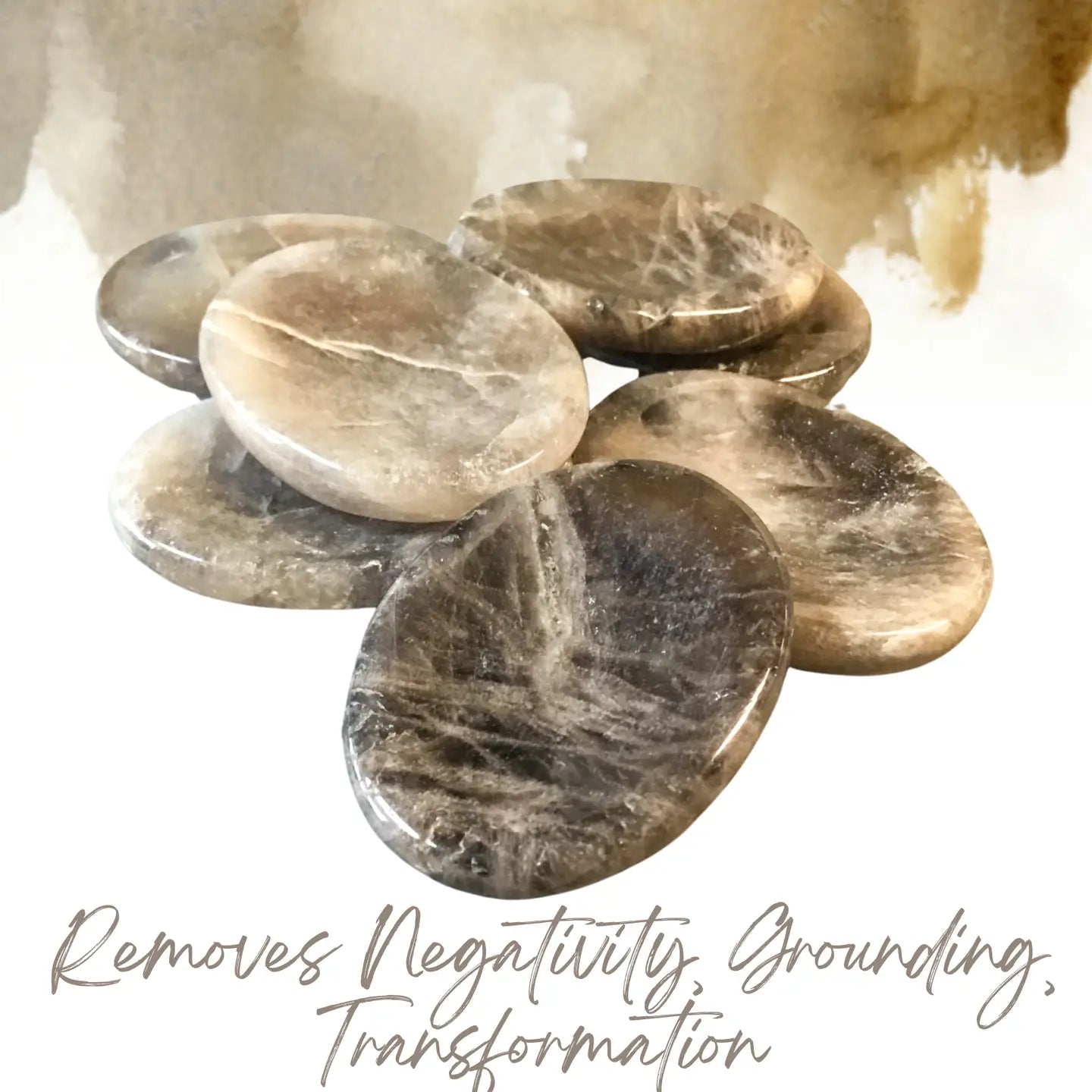 Smokey Quartz Worry Stone