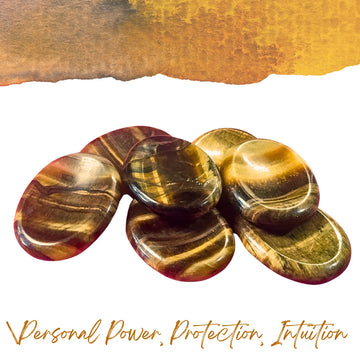 Tiger's Eye Worry Stone