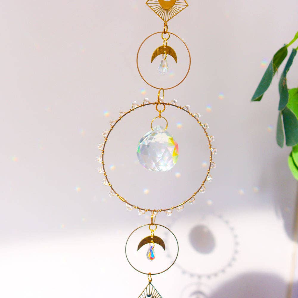 Rainbow Prism Crystal Sun Catcher