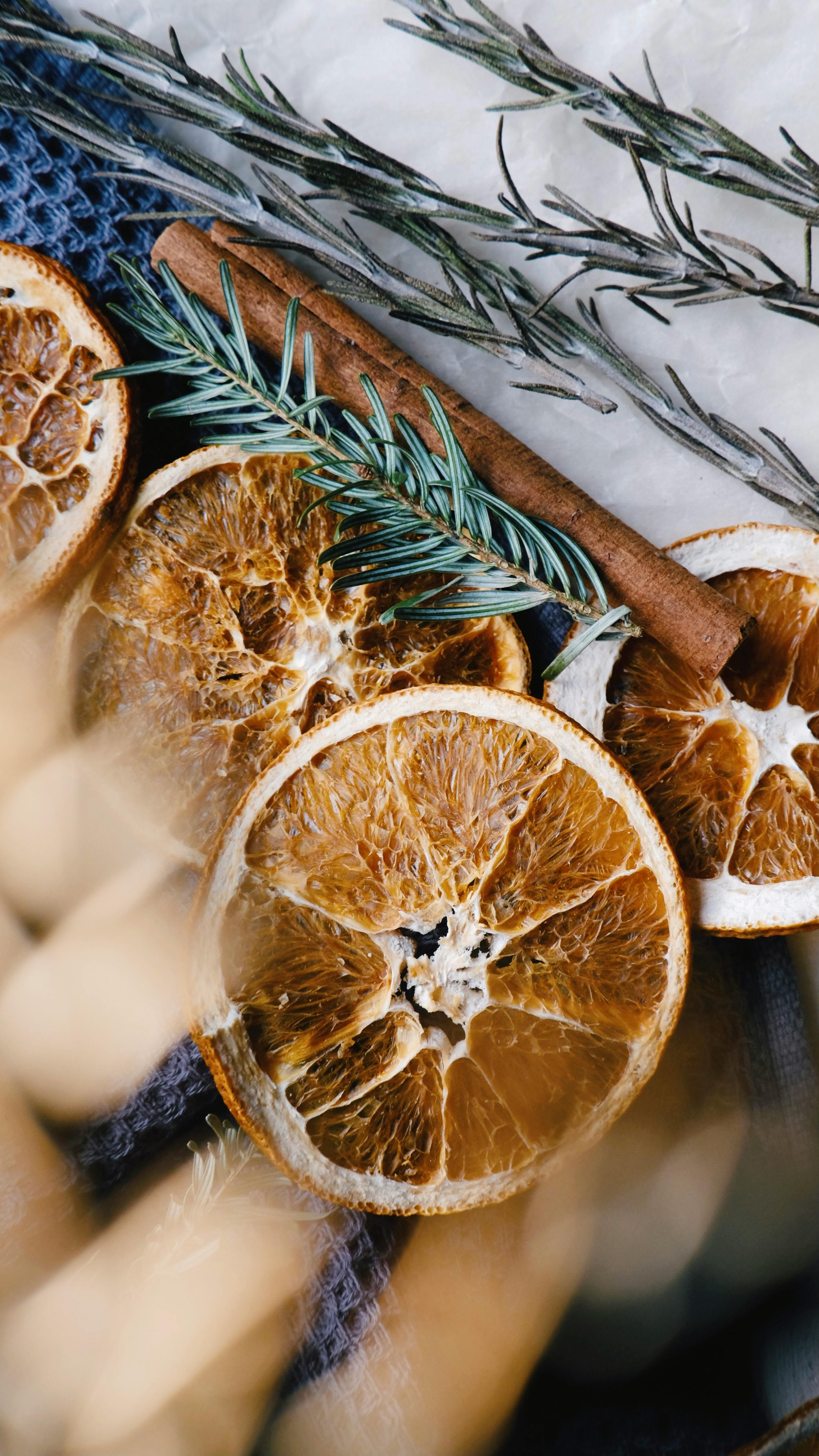 White Sage Smudge Sticks w/ Orange, Cinnamon & Rosemary Bulk